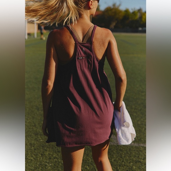 NWT FP Movement Hot Shot Mini Dress Purple Onesie - Picture 3 of 11